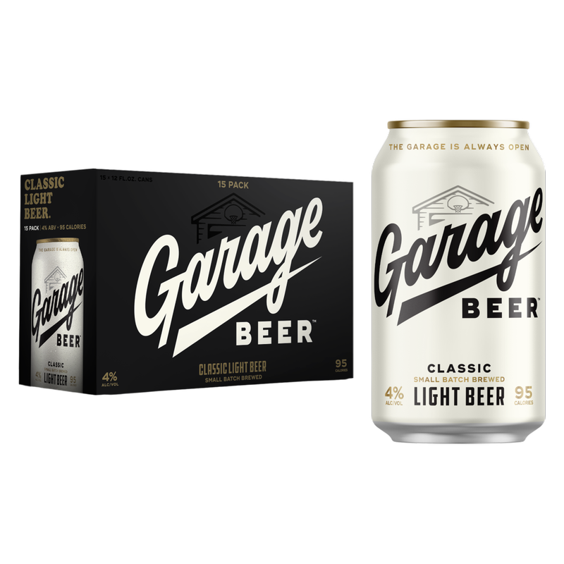 Garage Beer Classic Light Beer 15pk 12oz 4% ABV