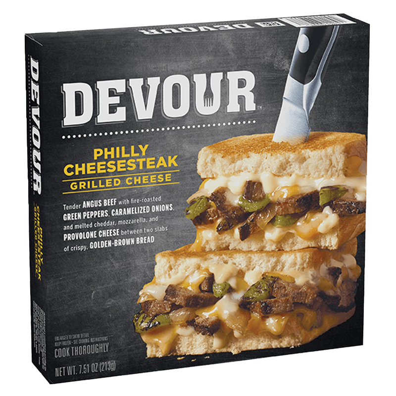 Devour Philly Cheesesteak Grilled Cheese