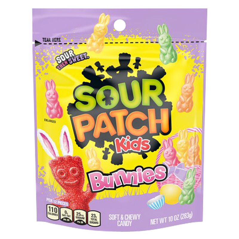 Sour Patch Kids Bunnies Soft & Chewy Candy 10oz