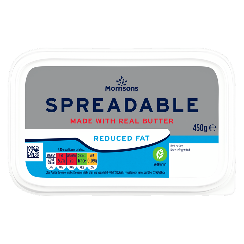 Morrisons Reduced Fat Spreadable, 450g