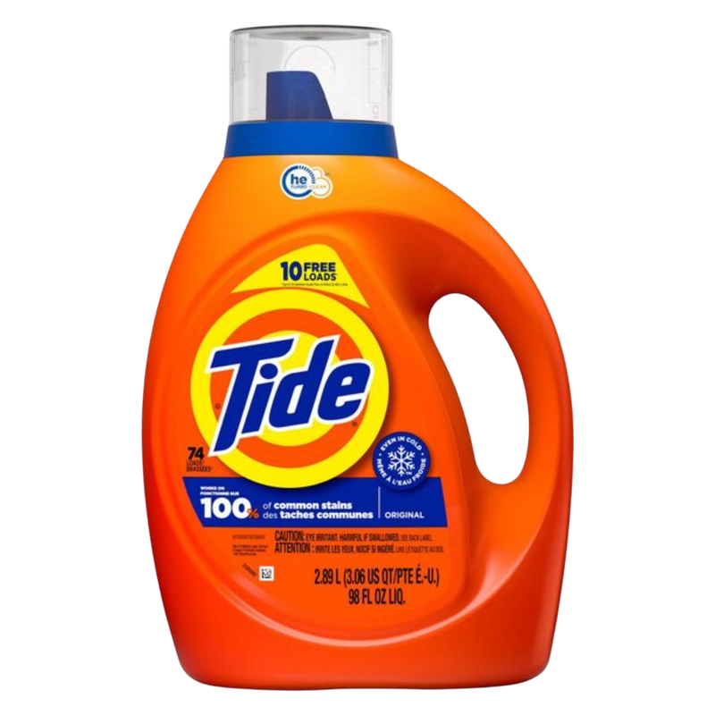 Tide Liquid Laundry Detergent Original Scent HE Compatible 84 fl oz