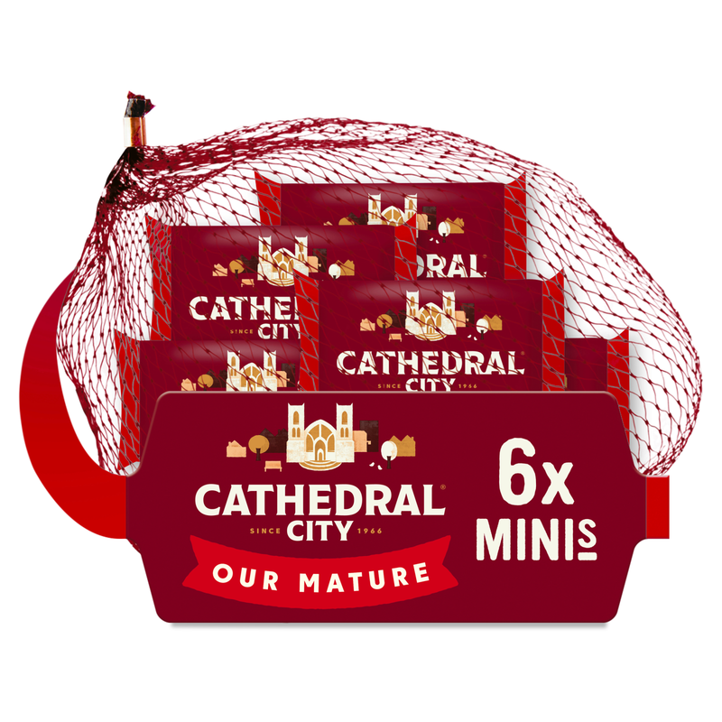 Cathedral City Mini Mature Cheeses, 6 x 20g