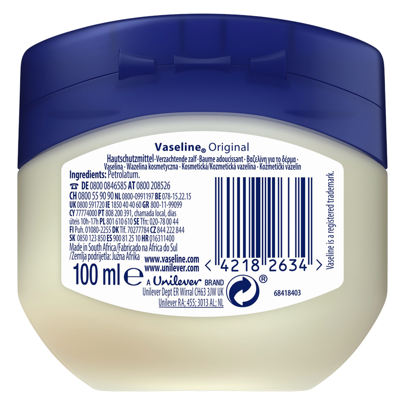Vaseline Petroleum Jelly, 100ml