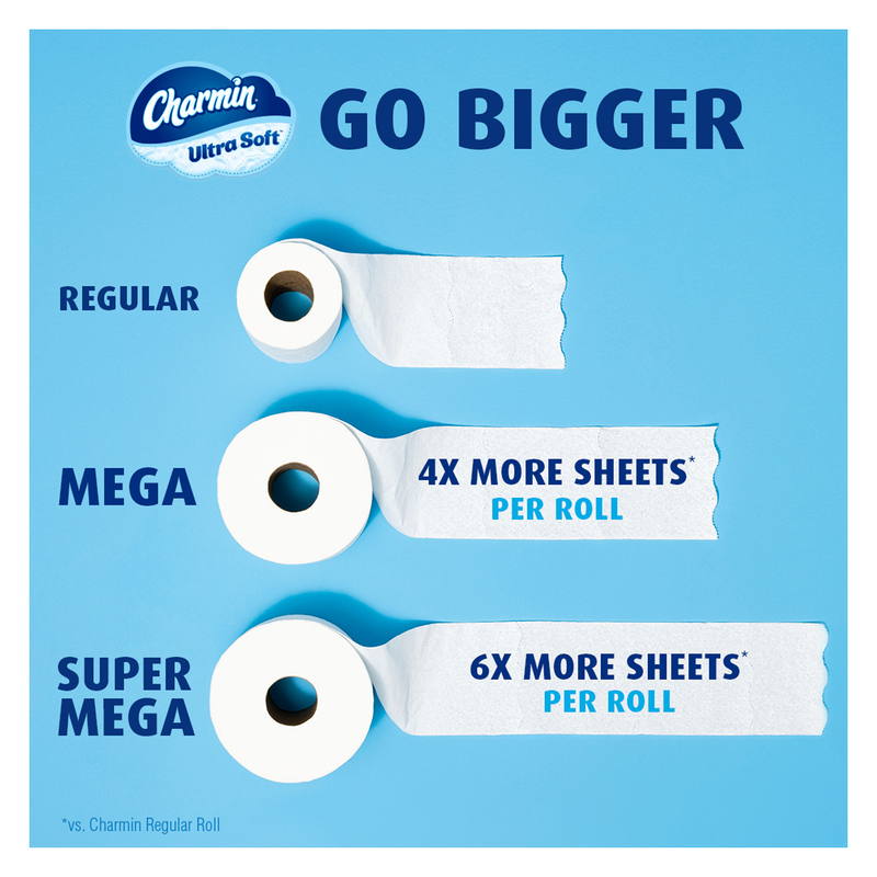 Charmin Ultra Soft Toilet Paper 12 Ct Mega Rolls