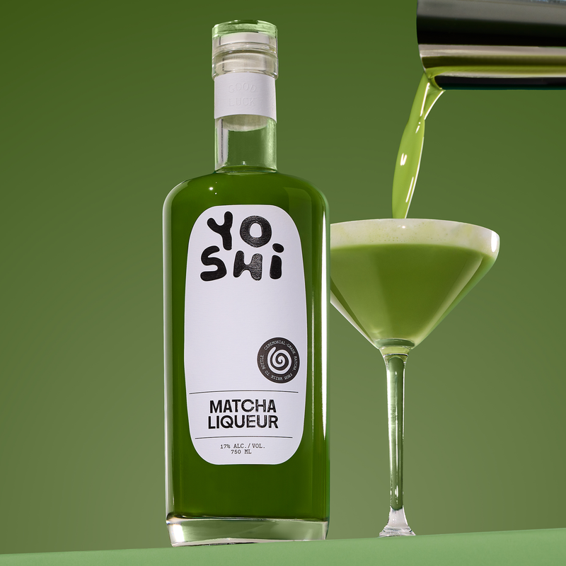 Yoshi Matcha Liqueur 750ml 17% ABV - Delivered In As Fast As 15