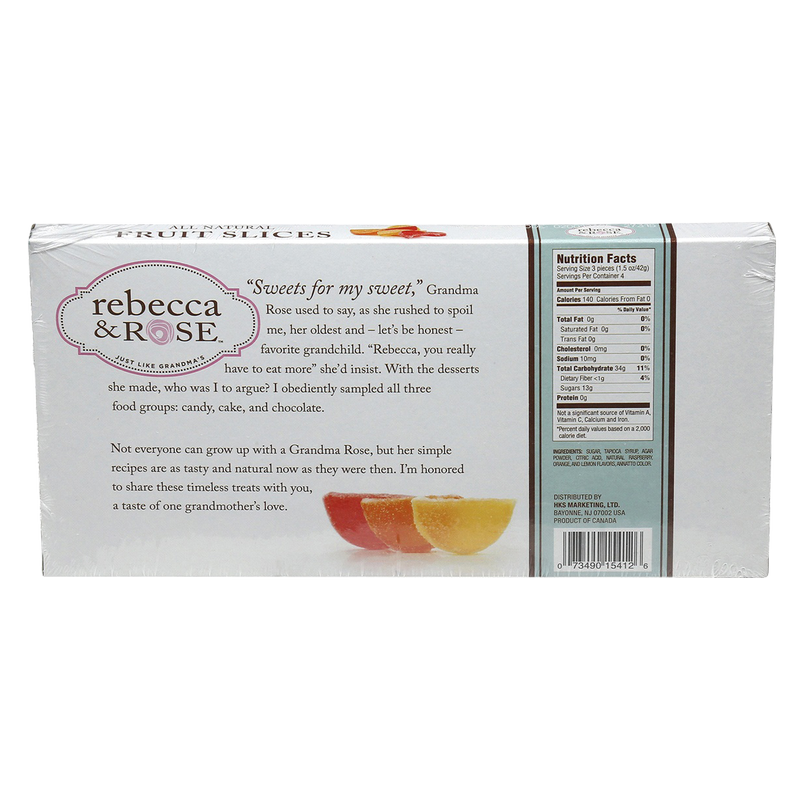 Rebecca & Rose Passover Candy Fruit Slices 6oz