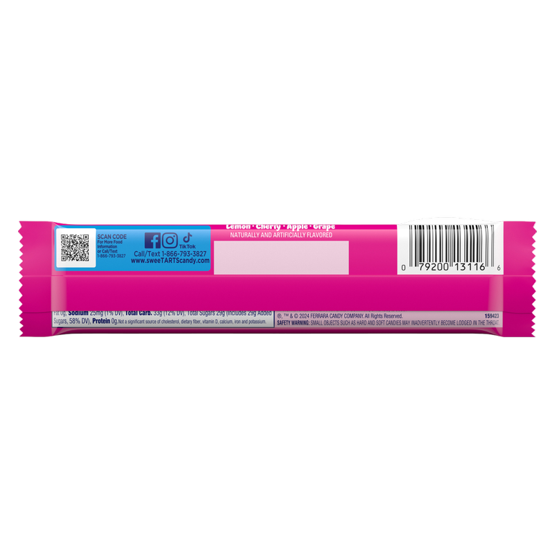 SweeTARTS Giant Chewy Candy, Sweet and Tart, 1.35 oz