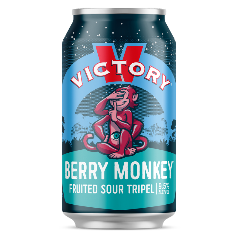 Victory Berry Monkey Fruited Sour Tripel 6pk 12oz Cans 9.5% ABV