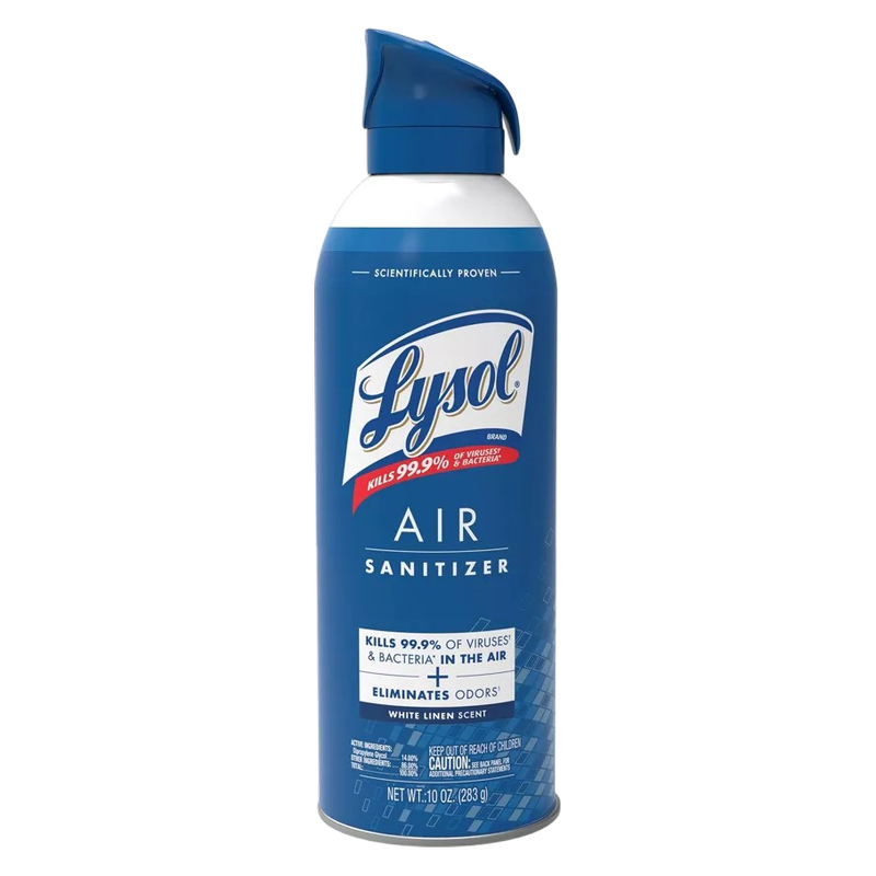 Lysol Air Sanitizer, White Linen, 10 oz