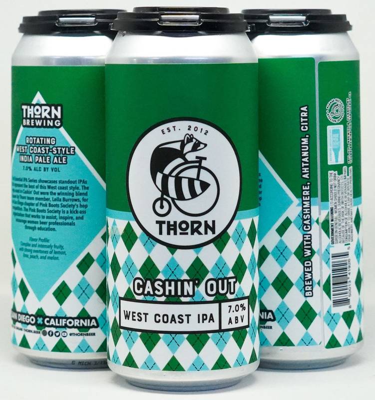 Thorn Brewing Co. The Essential Series - Cashin' Out IPA 4pk 16oz