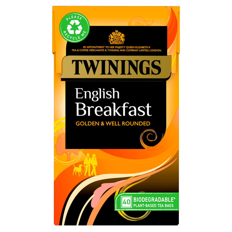 Twinings English Breakfast Tea Bags, 40pcs