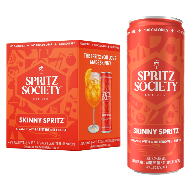 Spritz Society Skinny Spritz 4pk 12oz Can 4.2% ABV
