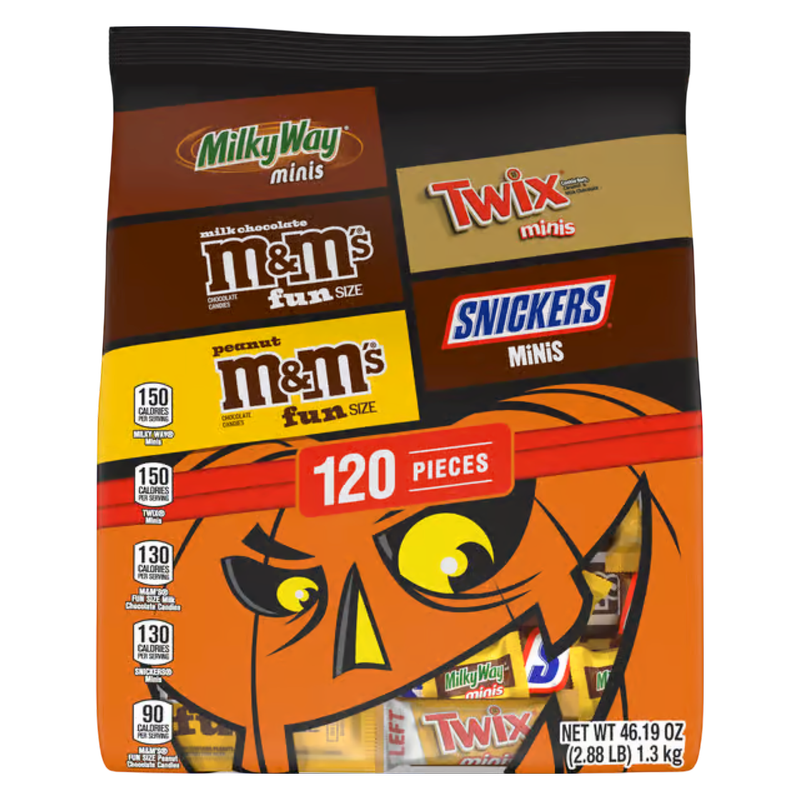 Chocolate Variety Mix, 120 pieces, 46.19oz