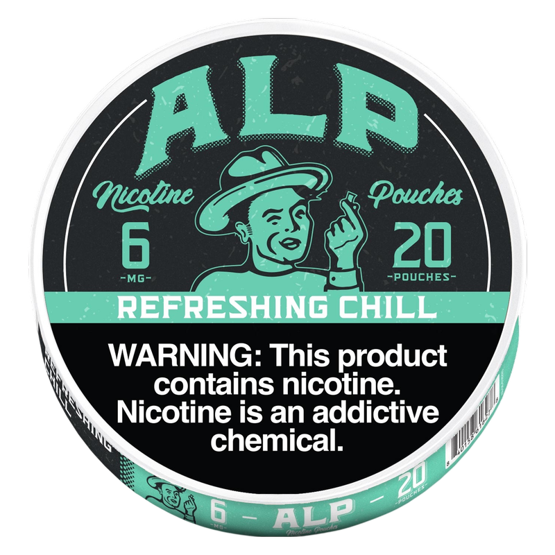 ALP Refreshing Chill Nicotine Pouches, 6mg