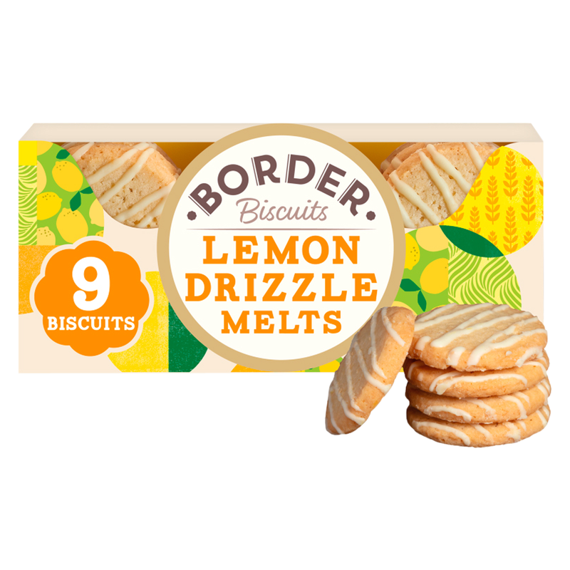 Border Biscuits Lemon Drizzle Melts, 150g