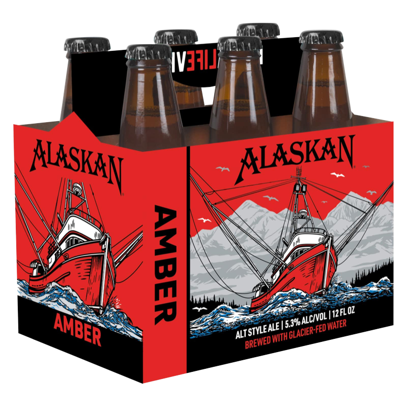 Alaskan Amber 6pk 12oz Btl 5.3% ABV