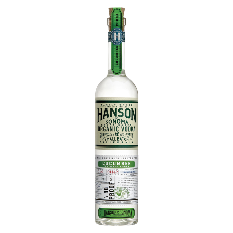 Hanson Organic Cucumber Vodka 750ml