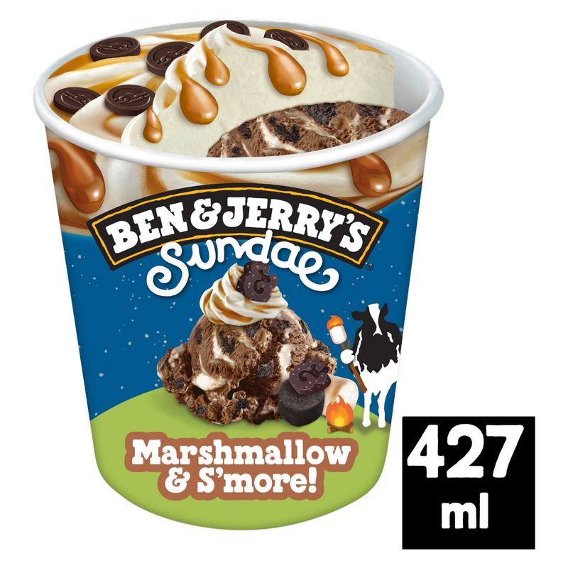 Ben & Jerry's Sundae Marshmallow & S'More, 427ml
