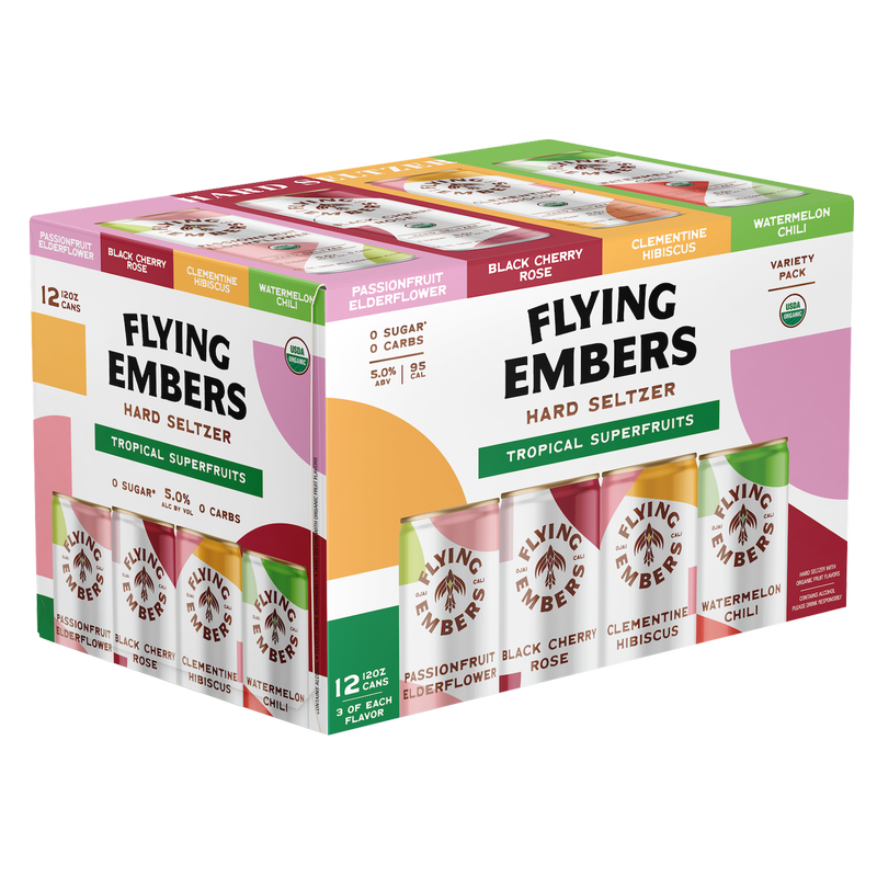 Flying Embers Hard Seltzer Variety 12pk 12oz Can 5.0% ABV