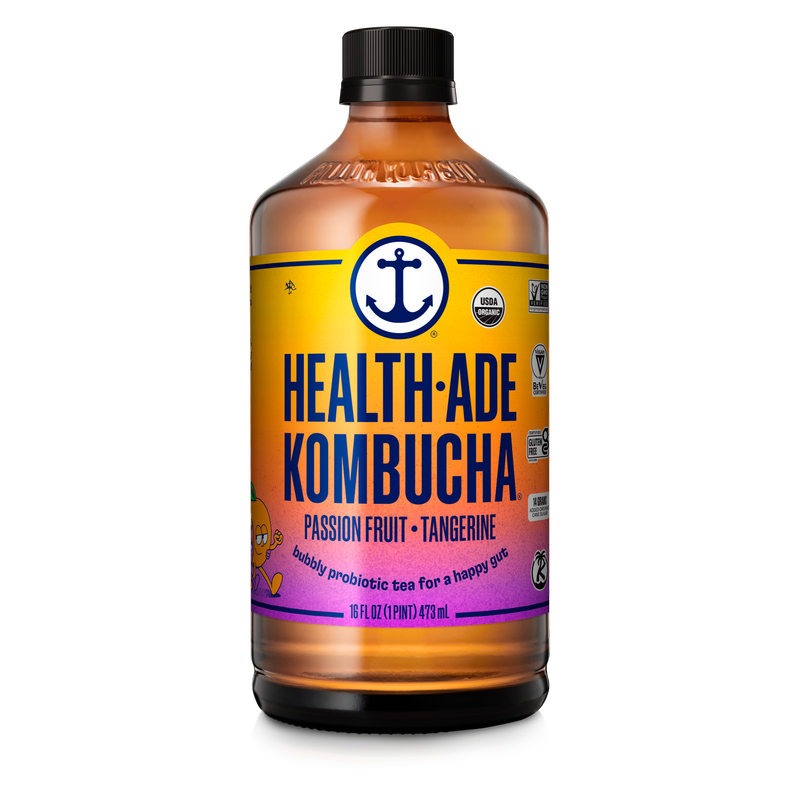 Health-Ade Kombucha Passionfruit Tangerine 16oz Bottle