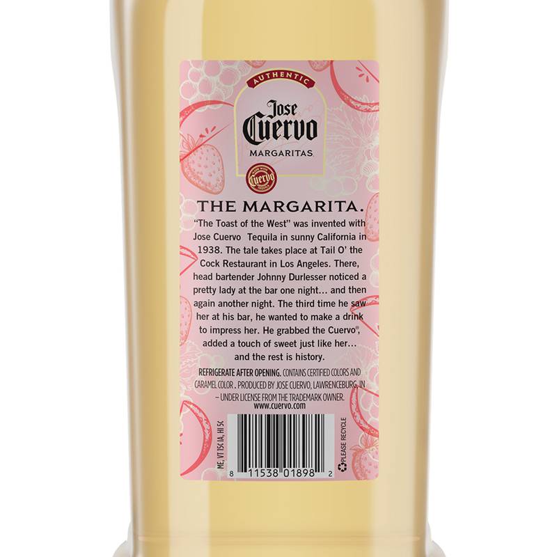 Jose Cuervo Authentic Margarita White Sangria Ready to Drink Cocktail 1.75L 9.95% ABV