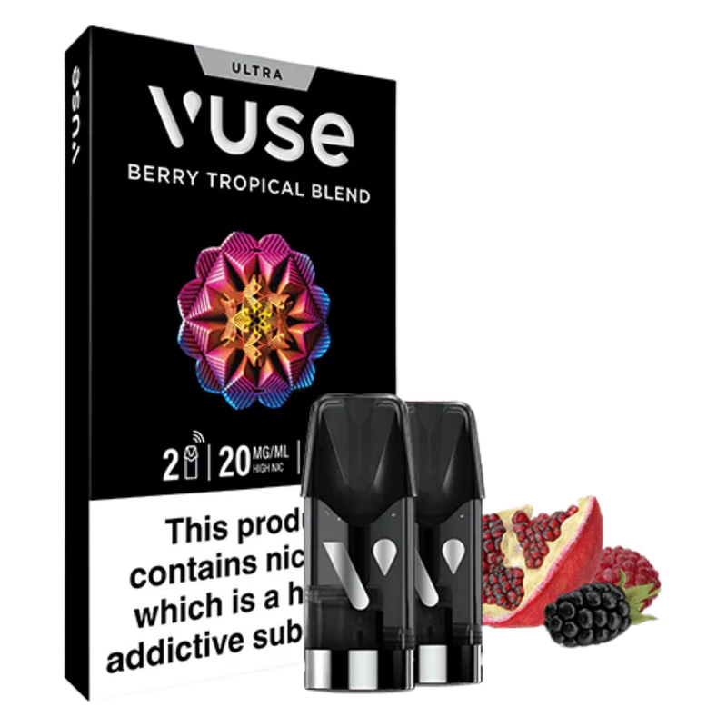 Vuse Ultra Pod Berry Tropical Blend 20mg/l, 2pcs : fast delivery by App or  Online