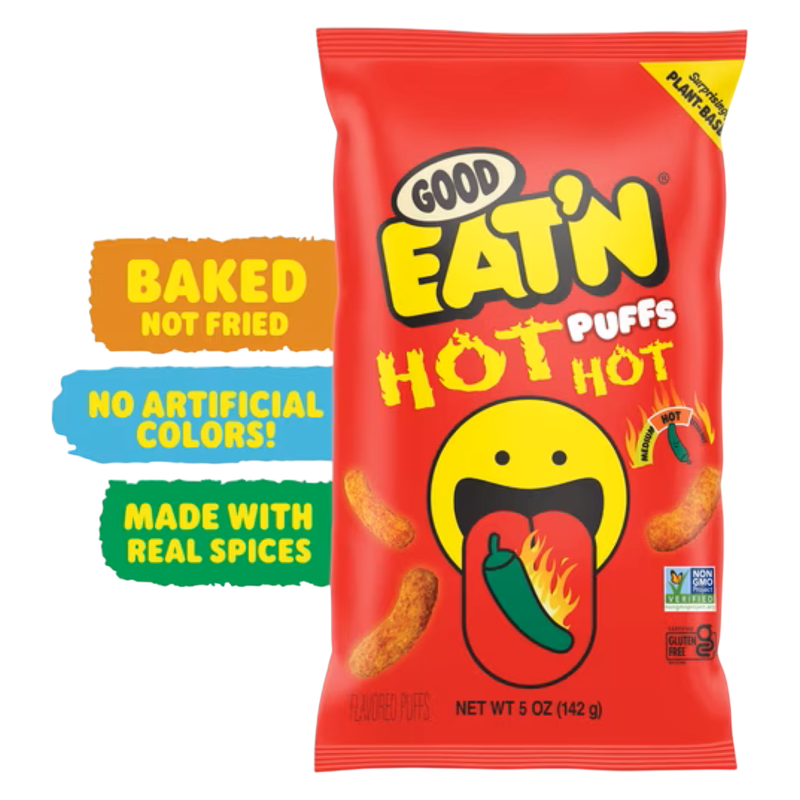 Good Eat'n Hot Hot Puffs, 5oz
