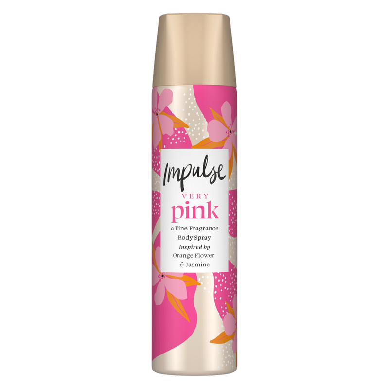 Impulse Body Spray Very Pink, 75ml