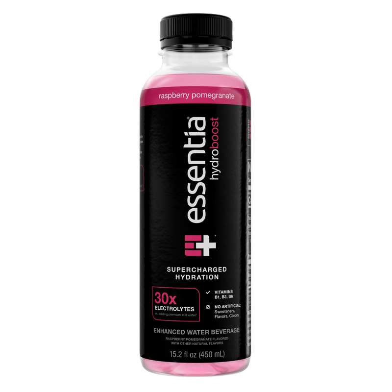 Essentia Hydroboost Raspberry Pomegranate 15.2oz Bottle