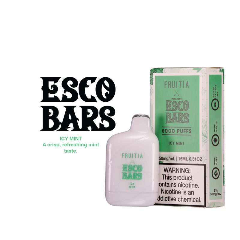Esco Bars Icy Mint Disposable Vape 6000 Puff