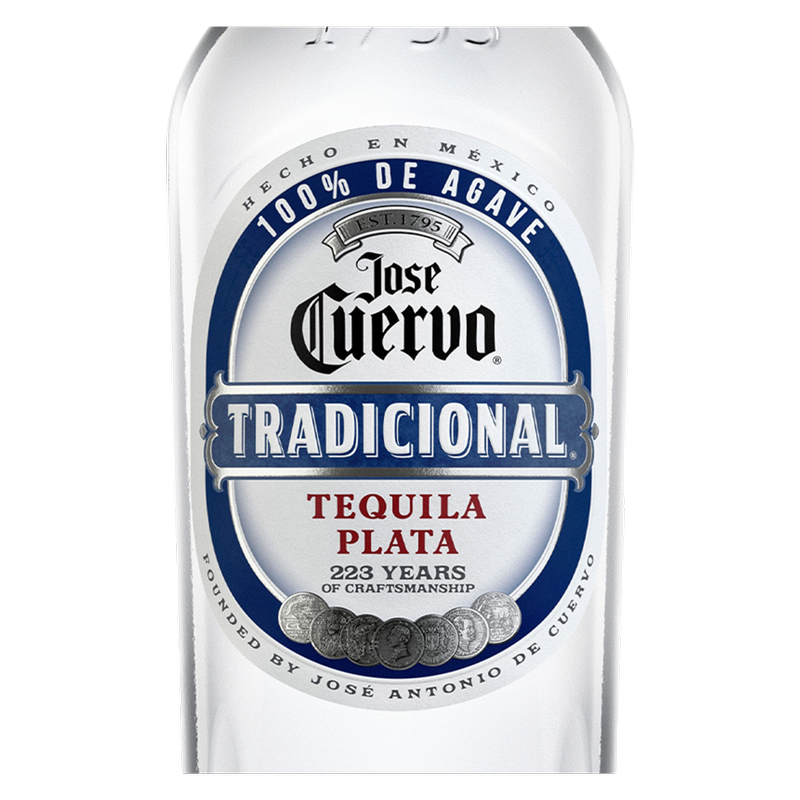 Jose Cuervo Tradicional Plata Tequila 750ml (80 Proof)