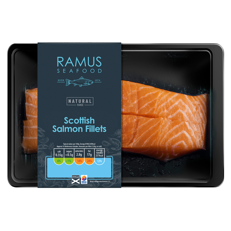 Ramus Scottish Salmon Fillets, 240g