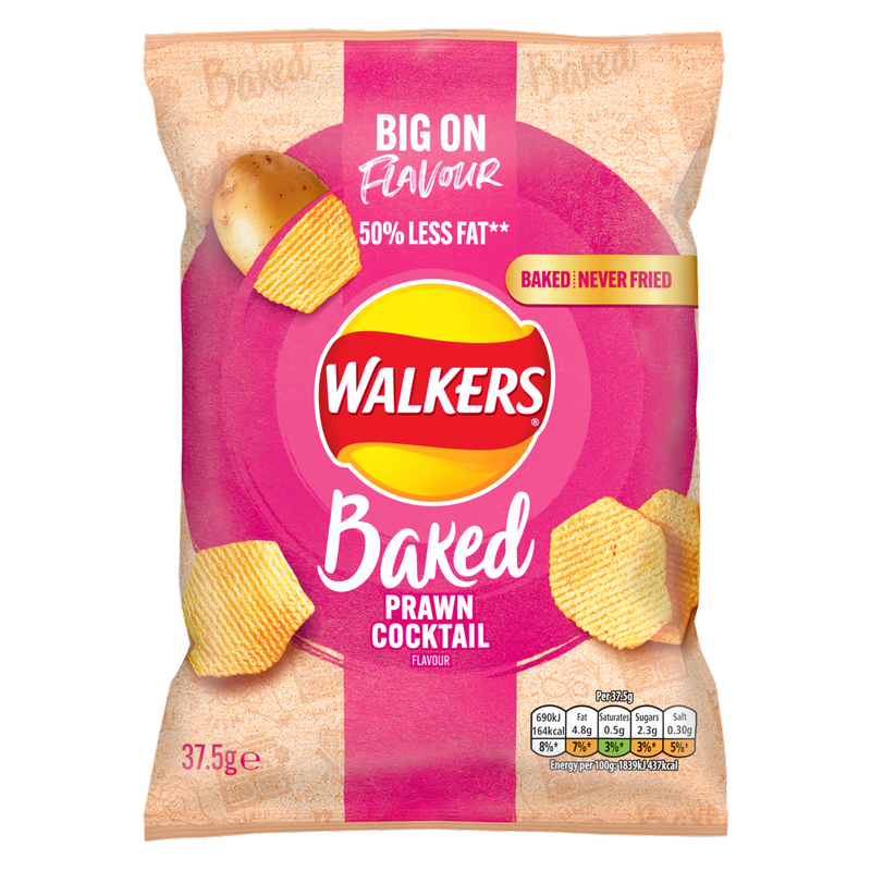 Walkers Oven Baked Prawn Cocktail, 37.55g