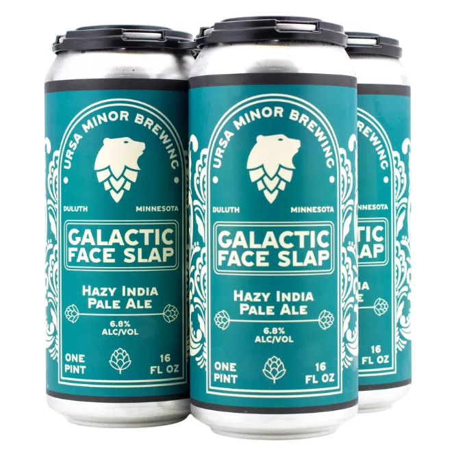 Ursa Minor Galactic Face Slap Hazy IPA 4pk 16oz can