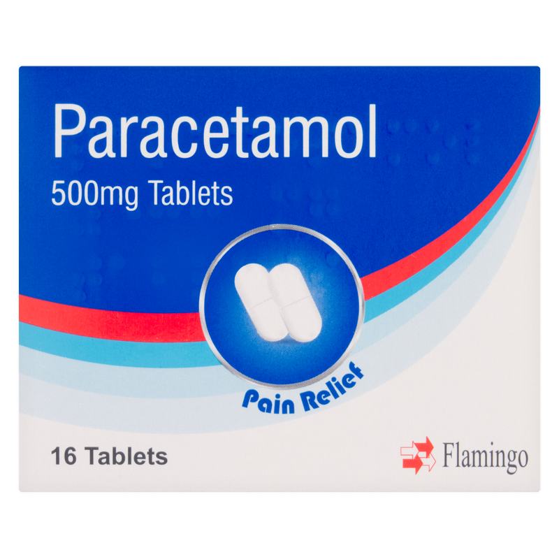 Flamingo Paracetamol Tablets, 16pcs