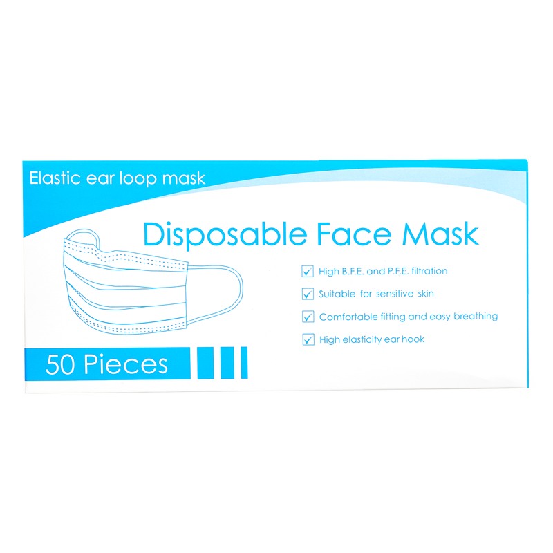 Disposable Face Masks 50ct