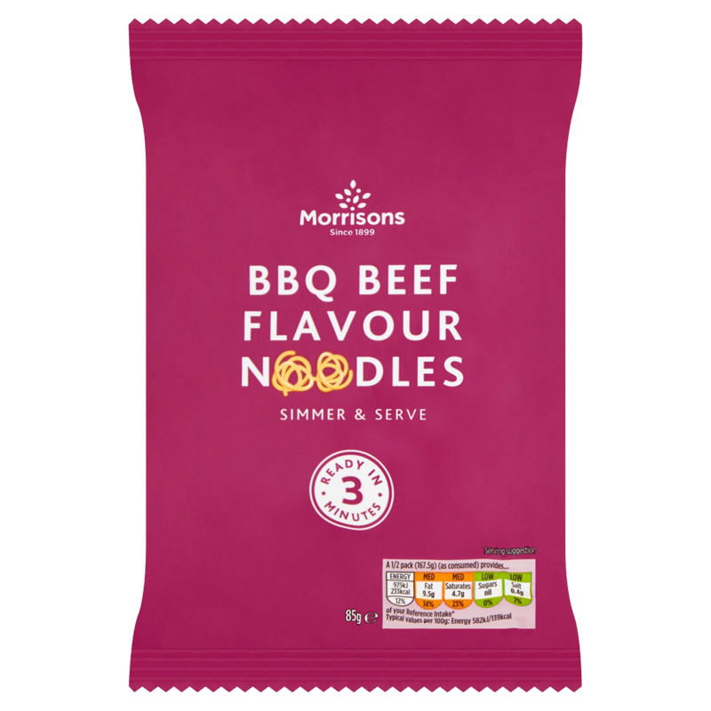 Morrisons BBQ Beef Flavour Noodles, 85g