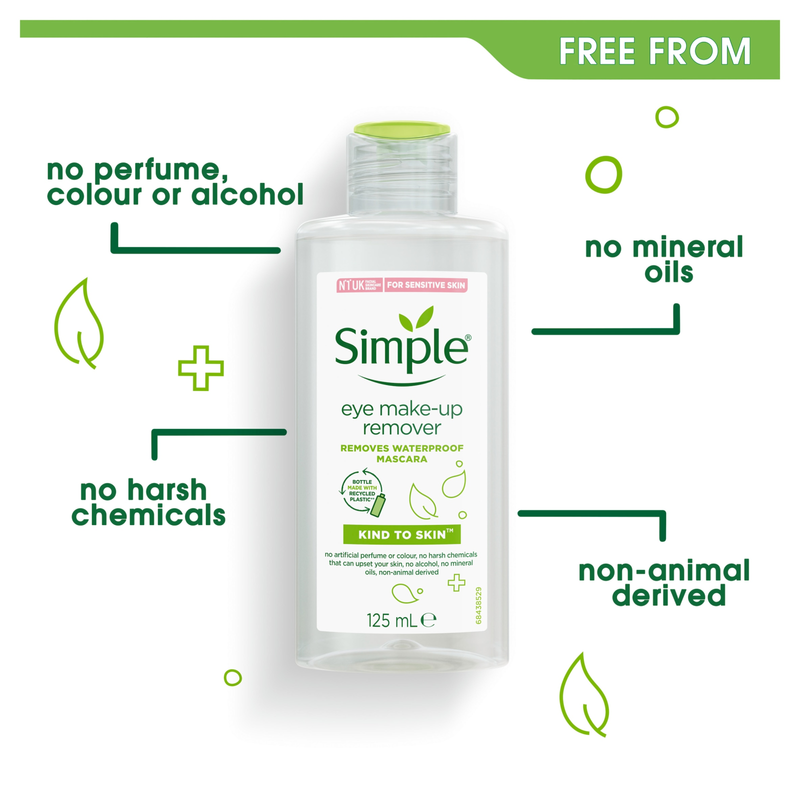 Simple Kind To Eyes Eye Make-Up Remover, 125ml