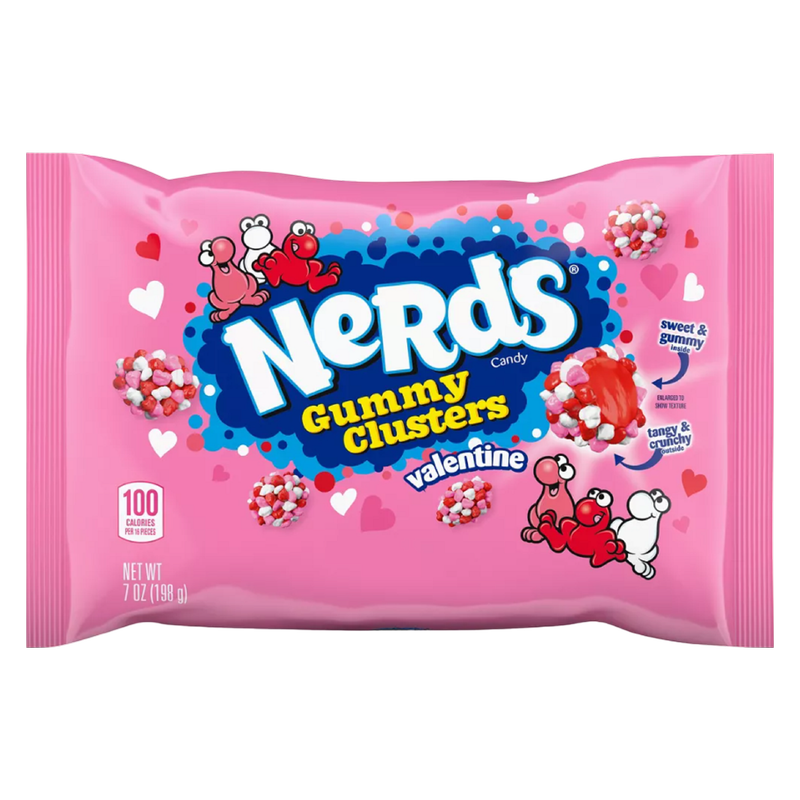 Nerds Valentine Gummy Clusters 7.0oz