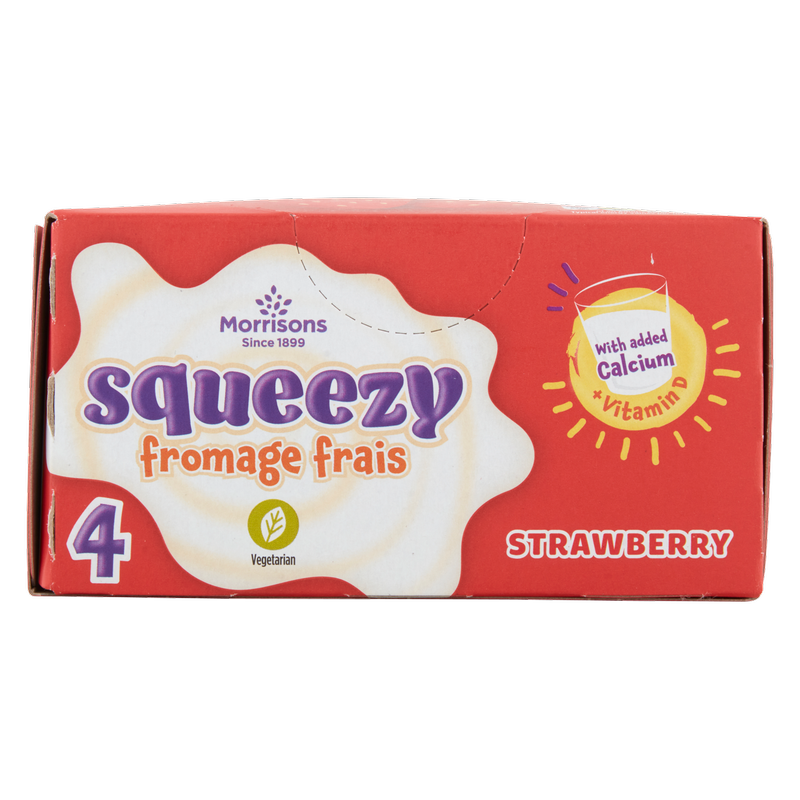 Morrisons Strawberry Fromage Frais, 4 x 80g