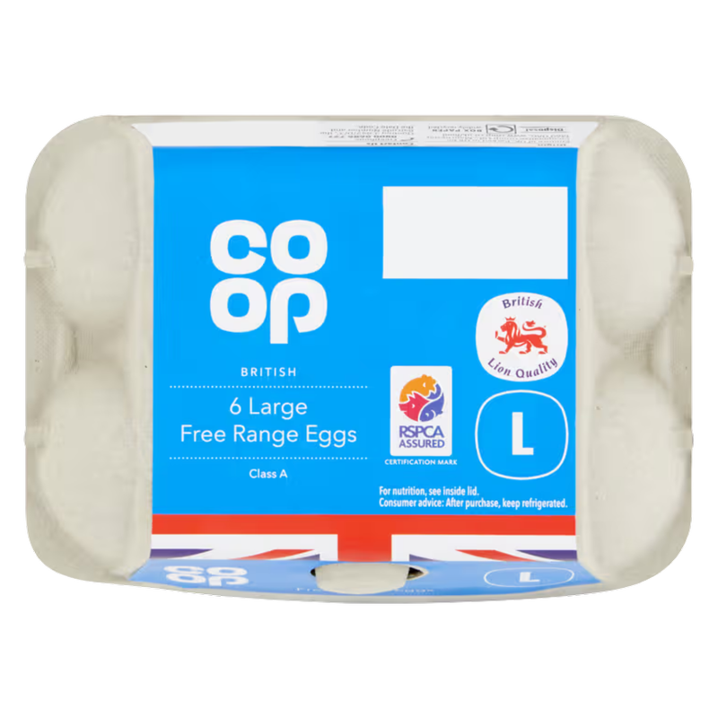 Co-op Large Free Range Eggs, 6pcs
