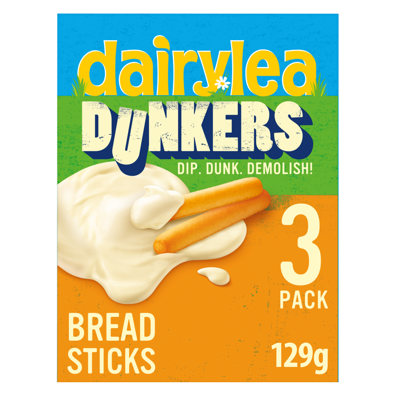 Dairylea Dunkers Breadstick, 3 x 43g