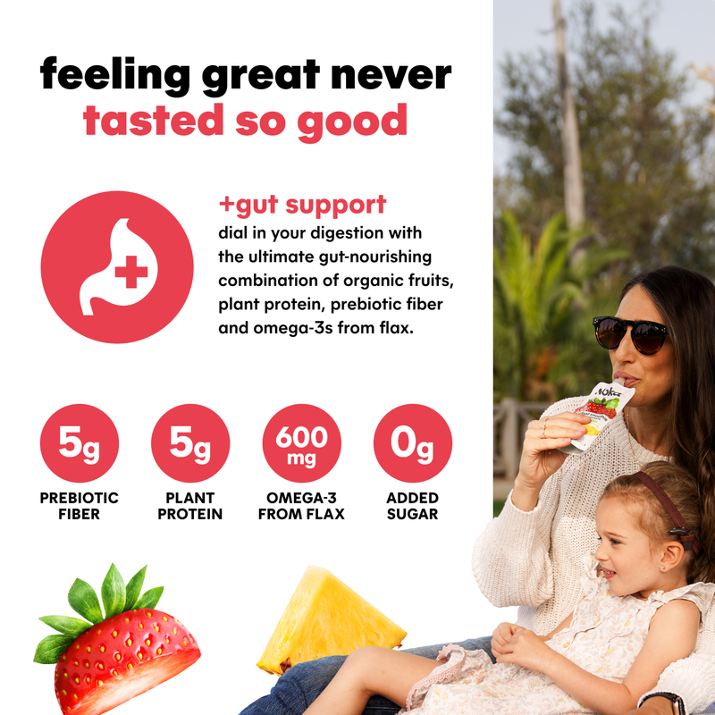 Noka Strawberry Pineapple Superfood Smoothie 6pk 4.22oz Box