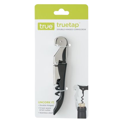 Truetap Black Double-Hinged Corkscrew (Each)