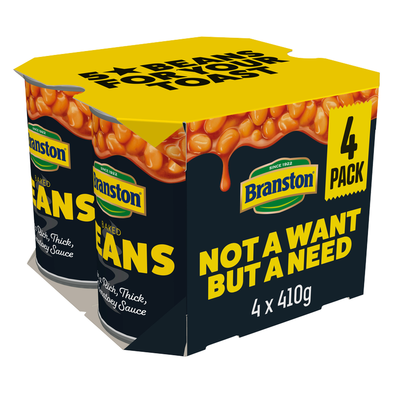 Branston Baked Beans, 4 x 410g