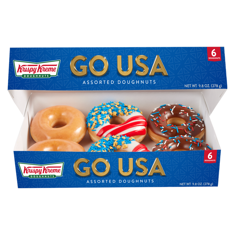 Krispy Kreme Go USA Assorted Doughnuts - 6ct