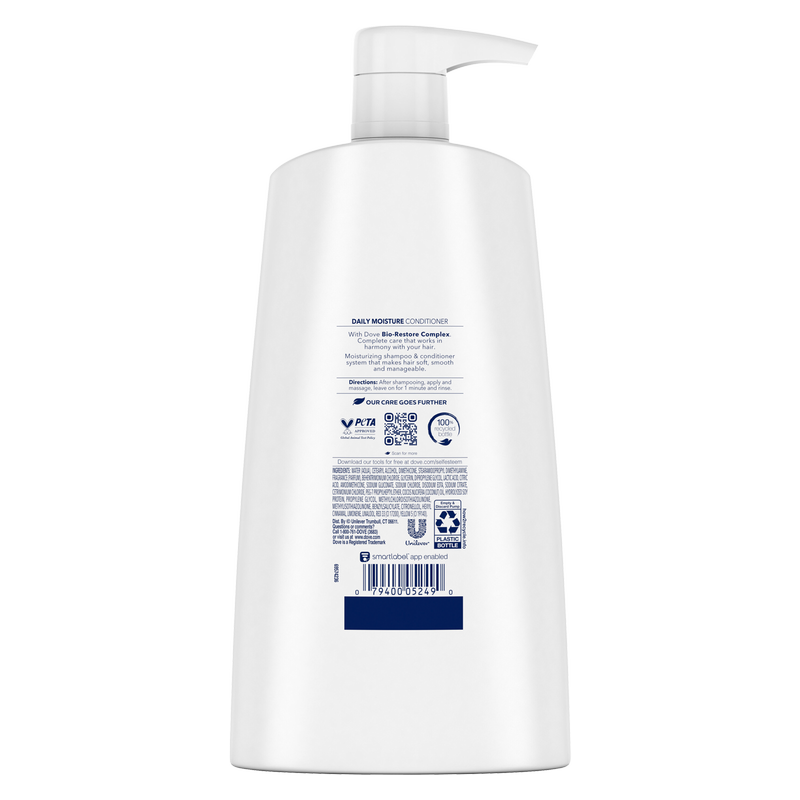 Dove Ultra Care Conditioner for Dry Hair Daily Moisture Conditioner with Bio-Restore Complex 25.4 oz