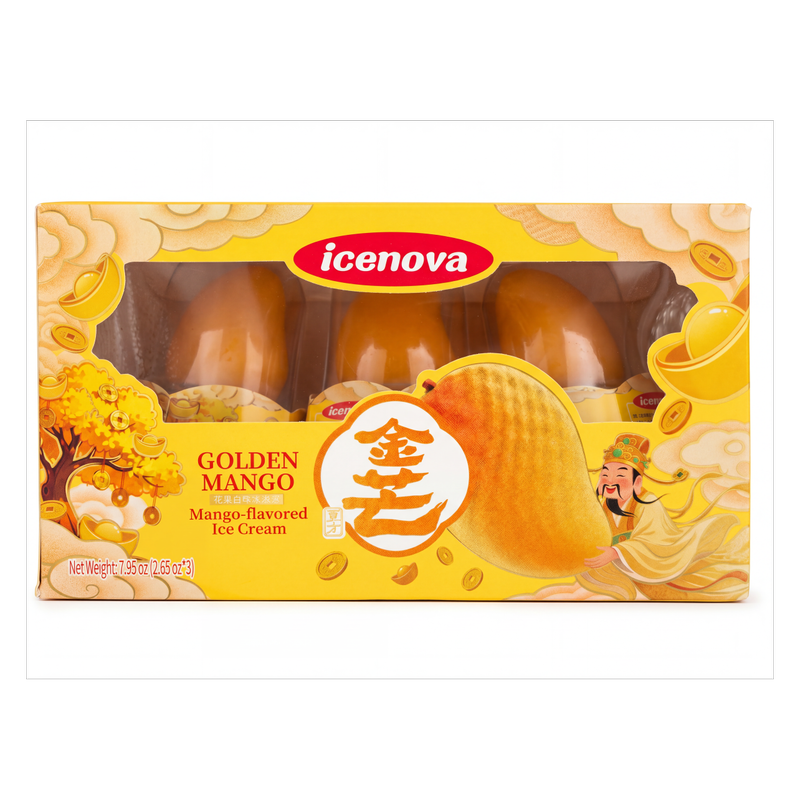 Ice Nova Mango Ice Cream Pops 3ct