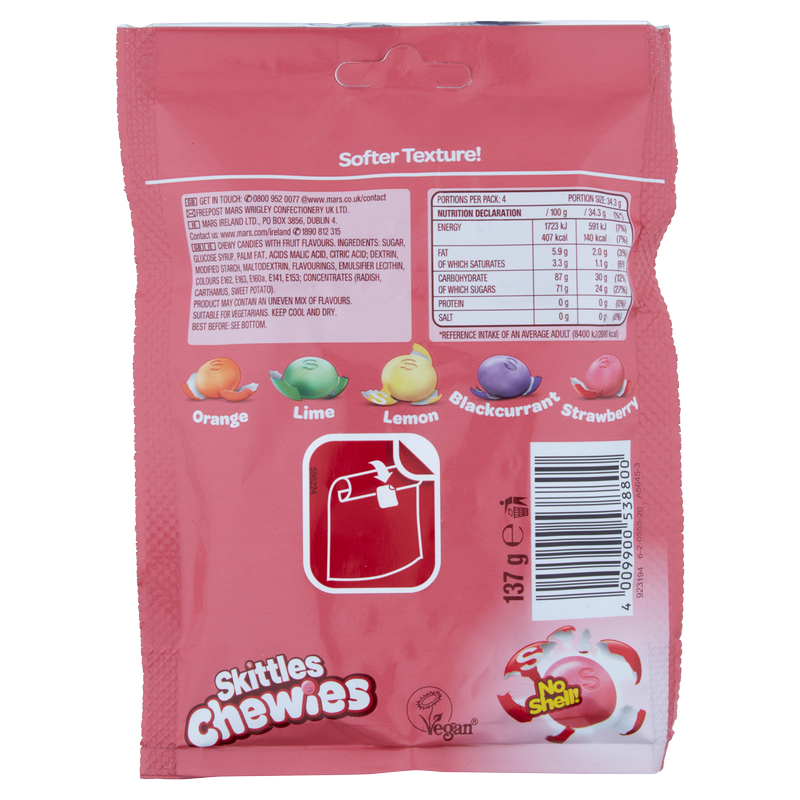Skittles Chewies, 137g