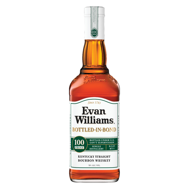 Evan Williams Bourbon White Label BIB 750ml (100 Proof)